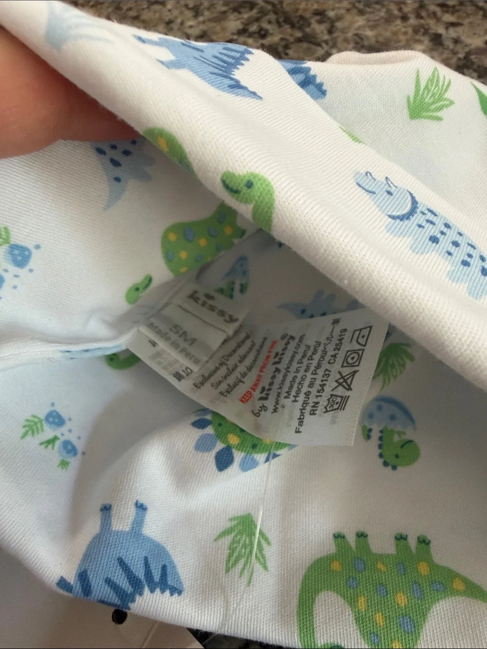 NWT Kissy Kissy Dinosaur hat